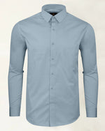 Load image into Gallery viewer, Grey Premium Giza Satin Cotton Full Sleeve Shirt For Men - Givuil