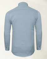 Load image into Gallery viewer, Grey Premium Giza Satin Cotton Full Sleeve Shirt For Men - Givuil