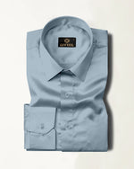 Load image into Gallery viewer, Grey Premium Giza Satin Cotton Full Sleeve Shirt For Men - Givuil
