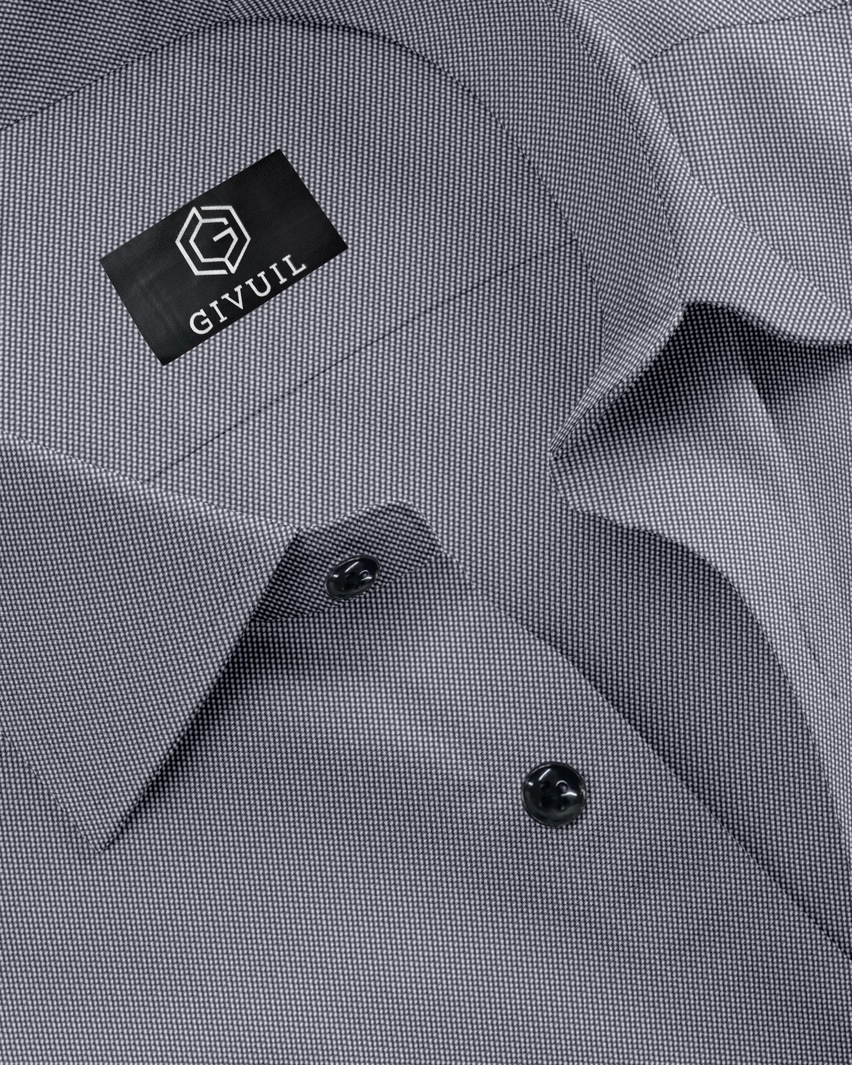 The Executive Oxford: Steel Grey Texture