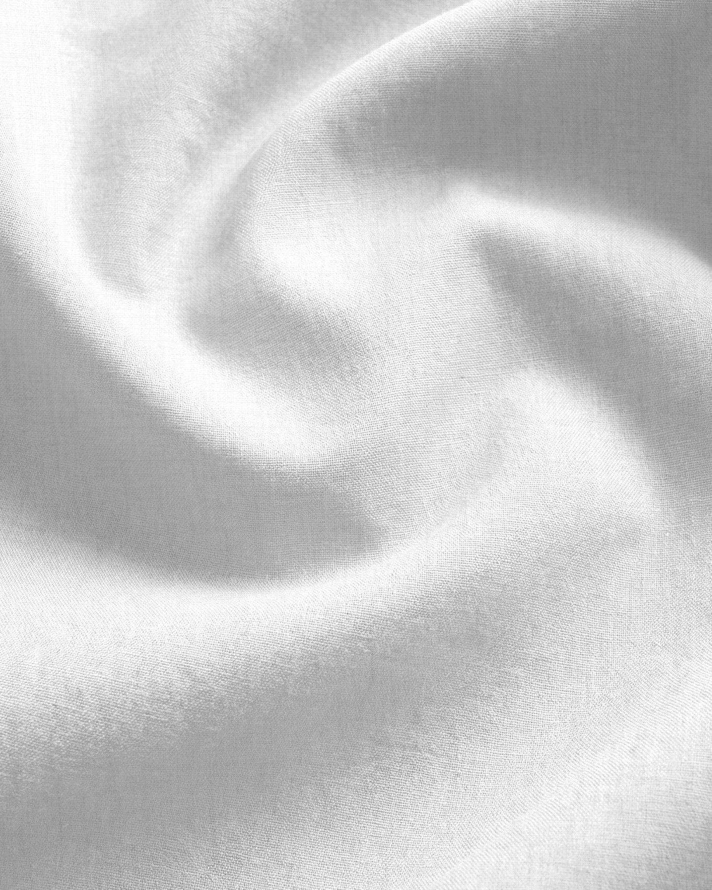 White Solid Gizza Cotton Formal Shirts For Men